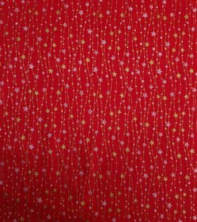 100% Printed Cotton - Christmas - Red