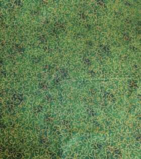 100% Printed Cotton - Christmas - Bottle Green