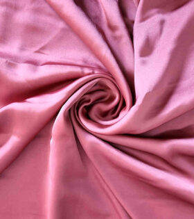 Plain Silky Satin - Rose