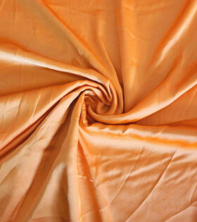 Plain Silky Satin - Orange