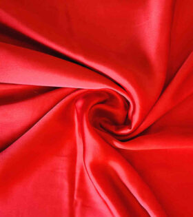 Plain Silky Satin - Red