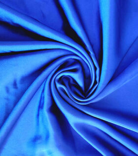 Plain Silky Satin - Royal Blue