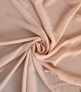 Pebble Viscose Chiffon - Dark Nude
