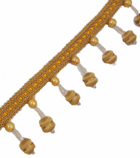 Braided Fringe - Gold (LX77)