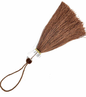 Curtain Glass Tassel - Light Brown