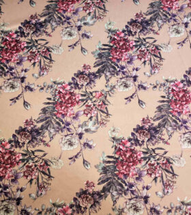 Digital Printed Duchess Satin - Floral