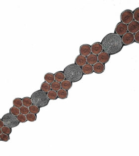 Iron On Braid - Brown (DES 4)
