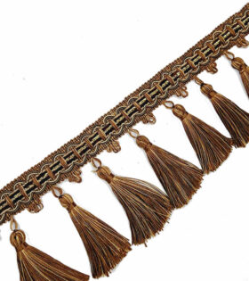Curtain Tassel Fringe - Brown (L9492)