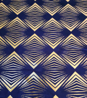 Plain Foil Duchess Satin - Navy Blue