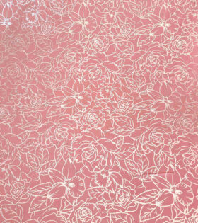 Plain Foil Duchess Satin - Dusty Pink