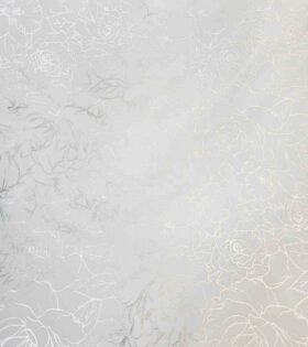 Plain Foil Duchess Satin - White