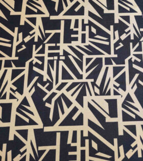 Printed Mini-Matt - Abstract - Beige