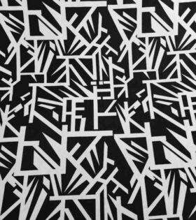 Printed Mini-Matt - Abstract - Black
