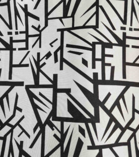 Printed Mini-Matt - Abstract - White