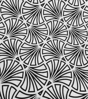 Printed Mini-Matt - Abstract - White
