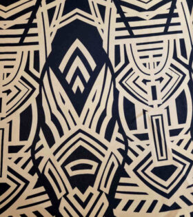 Printed Mini-Matt - Abstract - Beige