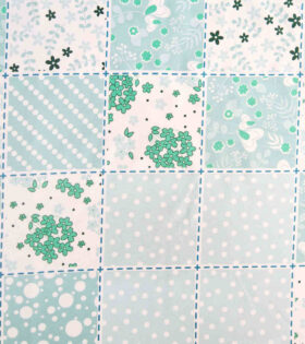 Printed Mini-Matt - Floral - Mint