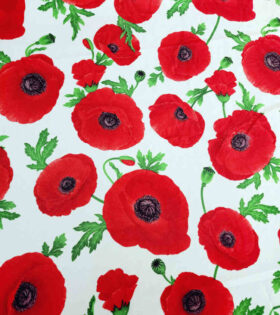 Printed Mini-Matt - Floral - White