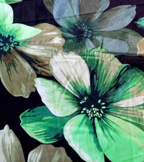 Printed Mini-Matt - Floral - Apple Green