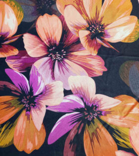Printed Mini-Matt - Floral - Peach