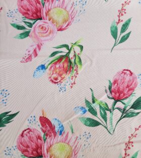 Printed Mini-Matt - Protea - Baby Pink