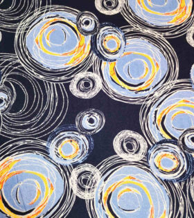 Printed Viscose Jersey - Black