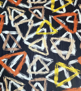 Printed Viscose Jersey - Black