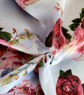 Printed Organdy Satin