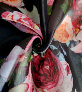 Printed Organdy Satin