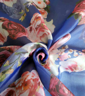 Printed Organdy Satin