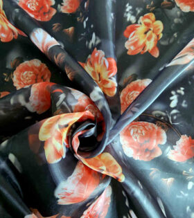 Printed Organdy Satin