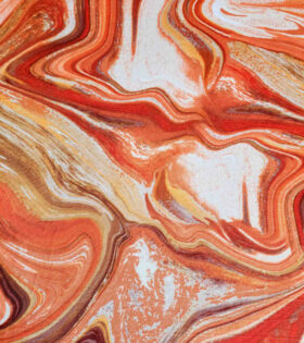 Printed Bon Bon - Abstract - Orange