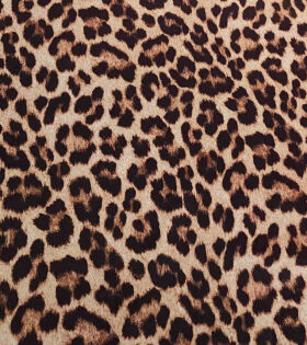 Digital Printed Duchess Satin - Natural