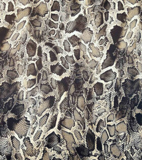 Digital Printed Duchess Satin - Snake Print