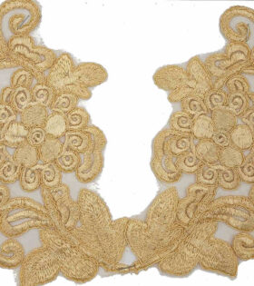 Applique Motifs - Buttercup - HEJ019 (1 x Pair)