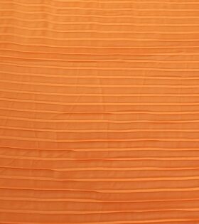 Pleated Chiffon - Orange