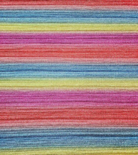 Pleated Stretch Satin - Rainbow