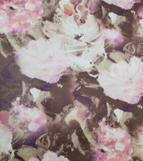 Printed Power Mesh - Floral - Multi-Colored