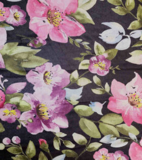 Printed Power Mesh - Floral - Multi-Colored