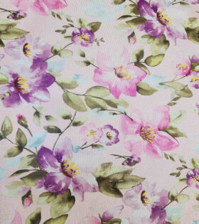 Printed Power Mesh - Floral - Multi-Colored