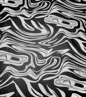 Printed Power Mesh - Abstract - Multi-Colored