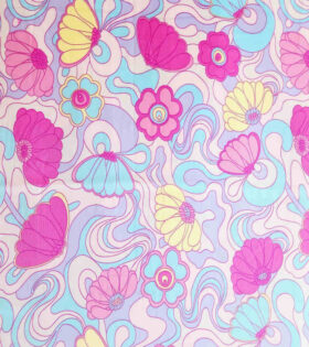 Printed Armani Satin - Floral