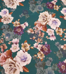 Printed DTY - Floral - Green