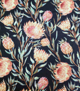 Printed Mini-Matt - Protea - Black