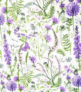 Printed Mini-Matt - Floral - Purple