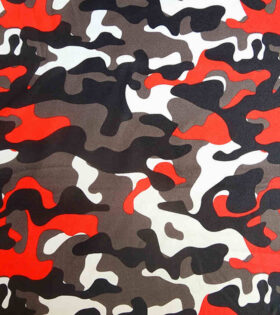 Printed Mini-Matt - Camouflage - Red