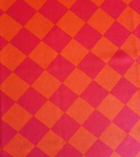 Printed Mini-Matt - Diamonds - Orange