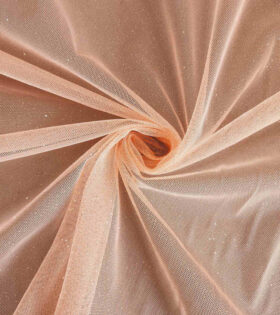 Soft Shinning Tulle - Peach