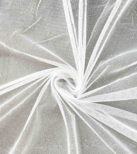 Soft Shinning Tulle - White