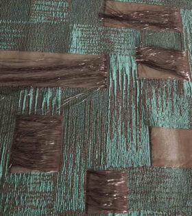 Waterfall Brocade - Bottle Green